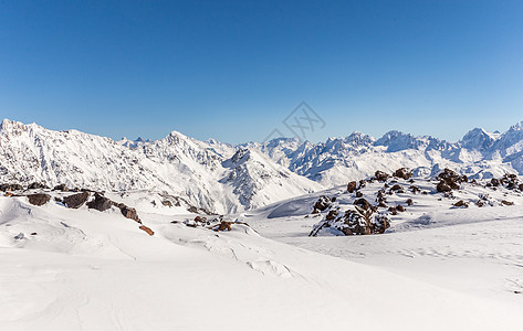 山脉地貌旅游岩石假期首脑蓝色顶峰高山冰川天空滑雪图片