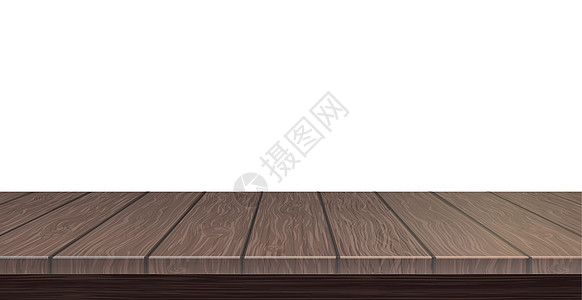 大桌顶 固体木质 白色背景  矢量风格装饰家具松树木材展示材料地面墙纸乡村图片