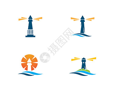 灯塔日志安全海浪旅行航行海岸海洋标识航海房子插图图片