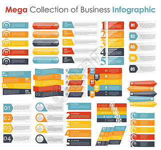 商业矢量它制作图案的信息图表模板集合创造力报告笔记本电脑横幅插图推介会小册子广告数字背景图片