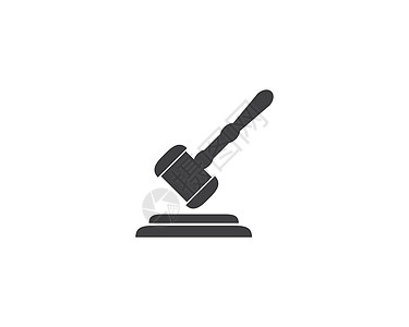 法锤标志模板创造力标识柱子公司律师办公室插图平衡商业法官图片