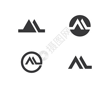 M 字母徽标业务字体力量创造力商业品牌速度网络推广公司办公室图片