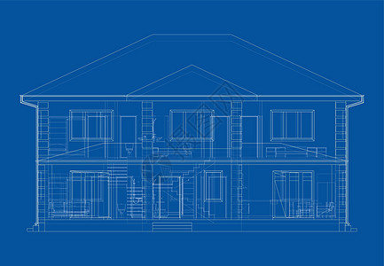 住宅建筑技术图纸 韦克托公寓网格住房项目房子财产工程师原理图绘画蓝图图片