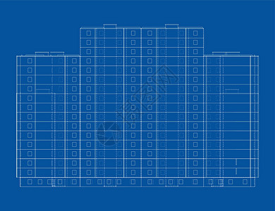 矢量多层住宅建筑工程等距住房建造插图建筑师绘画项目办公室设计师图片