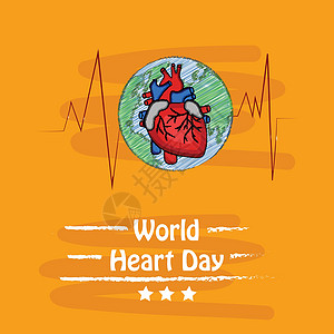 世界心脏日背景营养药品脉冲压力医院疾病诊断按钮心脏病学考试图片