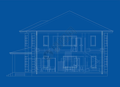 住宅建筑技术图纸 韦克托文书蓝图工作绘画建筑学建筑师原理图项目公寓建造图片