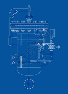 带水龙头和压力表的工业空气过滤器草图工厂活力插图化学品管道汽油压力计气体测量图片