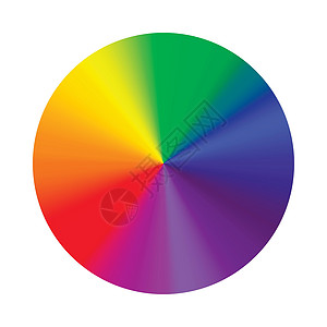 圆形渐变圆形调色板锥形彩虹 gradien图片