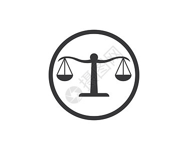 法律标志 vecto创造力商业平衡标识柱子律师法官身份插图办公室背景图片