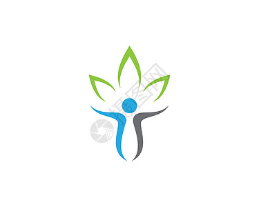 健康生活人标志模板矢量 ico公司环境领导品牌自由徽章运动舞蹈身份蔬菜图片
