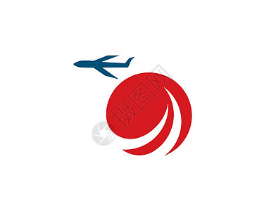 平面标志 vecto圆圈假期飞行员旅游运输飞机场商业航班插图航空公司背景图片