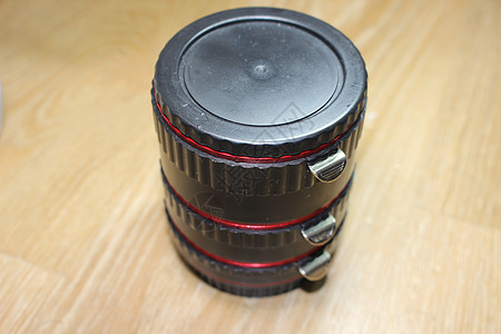 用于执行宏观摄影的相机镜头透镜扩展管木地板技术金属圆圈戒指快门远程相机配饰适配器图片