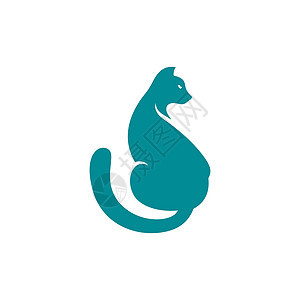 猫图标设计矢量图设计哺乳动物宠物插图绘画卡通片白色动物艺术小猫尾巴图片