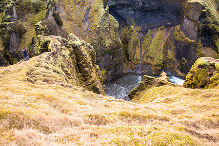 菲约拉尔朱弗 冰岛的绿峡谷 景色令人惊叹图片