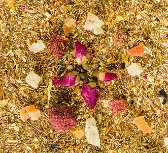 干中国茶药品草药宏观味道叶子植物食物草本植物产品树叶图片