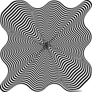 黑白催眠背景 矢量插图墙纸白色条纹长方形纺织品圆圈漩涡马赛克素描魔法图片