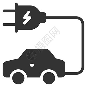 电动汽车图标设计字形样式图片