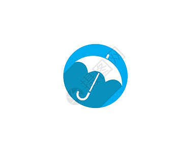 雨伞标志 vecto黑色收藏阳伞季节太阳气象标识插图商业下雨图片
