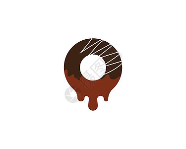 甜甜圈标志 vecto奶油巧克力糕点餐厅食物糖果咖啡标识店铺早餐图片