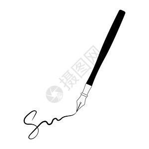 用钢笔签名验证合同签名墨水笔交易确认符号写作条约金属宏观性情金子工作羽毛协议报名图片