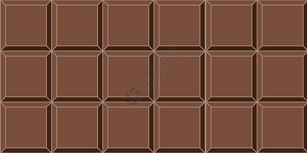 无缝背景黑巧克力瓷砖矢量无缝美味令人垂涎欲滴的黑巧克力棒背景甜点营养糖果乐趣可可小吃正方形饮食墙纸片段图片