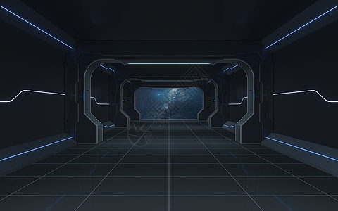 未来未来房间 3d 渲染的隧道飞船技术宇宙建造走廊小说插图地面建筑学建筑图片