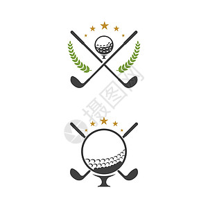 高尔夫运动图标模板矢量图数字娱乐课程艺术夹子徽章推杆游戏场地俱乐部图片