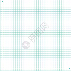 网格纸 数学图 具有 x 轴和 y 轴的笛卡尔坐标系 带有彩色线条的方形背景 学校教育的几何图案 透明背景上的内衬空白推介会文档图片