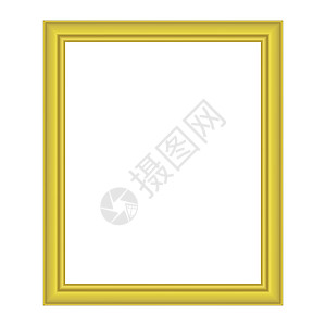 方形金色复古木制框架适合您的设计 复古封面 放置文本 用于绘画或照片的复古古董金色漂亮矩形框 它制作图案矢量模板装饰平方收藏艺术图片