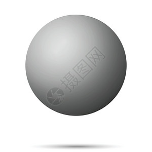 玻璃黑球或珍贵珍珠 在白色背景上突出显示的光滑逼真的 ball3D 抽象矢量插图 带阴影的大金属泡泡按钮网络塑料球体圆圈反射艺术图片