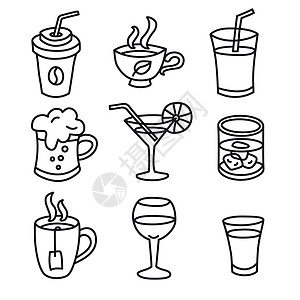 饮料图标 se泡沫酒杯酒精咖啡酒吧水果餐厅绘画杯子玻璃图片
