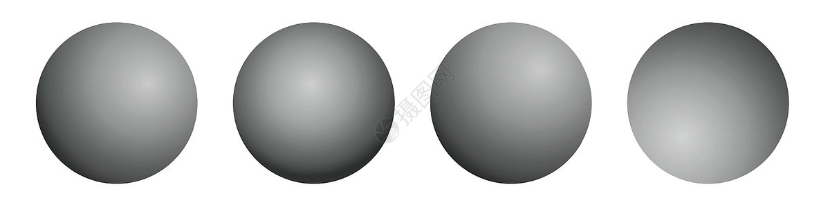 镶有玻璃黑球 在白色背景上突出显示的光滑逼真的 ball3D 抽象矢量插图 带阴影的大金属泡泡图片
