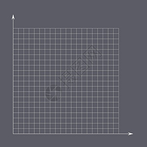 网格纸 数学图 具有 x 轴和 y 轴的笛卡尔坐标系 带有彩色线条的方形背景 学校教育的几何图案 透明背景上的内衬空白几何学测量背景图片
