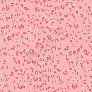 抽象的现代豹纹无缝图案 动物时尚背景 印刷卡片明信片织物纺织品的粉红色装饰矢量股票插图 风格化滑雪的现代装饰品皮肤墙纸绘画打印艺图片