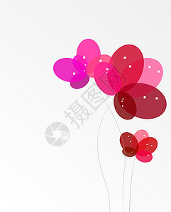 用鲜花的抽象背景 它制作图案矢量玫瑰婚礼卡片网络装饰品插图艺术作品生日花束图片