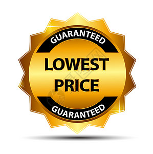 最低价格保证黄金标签标志模板矢量图保修单保险插图海豹市场证书质量邮票店铺消费者图片