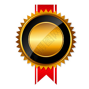 黄金标签标志模板矢量图零售服务丝带星星邮票销售证书商业市场插图背景图片