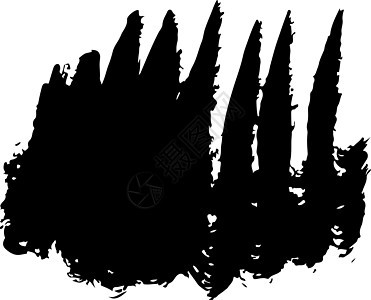 引述矢量抽象 Grunge 画笔手绘纹理在黑色素描简单模式隔离在白色背景装饰铅笔风格中风纺织品写意农庄刷子艺术织物图片