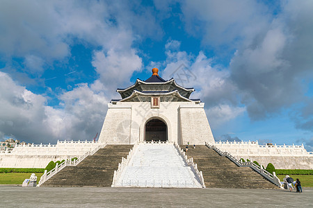 台北的清介石纪念碑游客纪念碑历史介石正方形文化旅行自由大厅博物馆图片