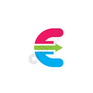 字母箭头矢量图标插图概念设计身份电子标识商业品牌徽标公司字体图片