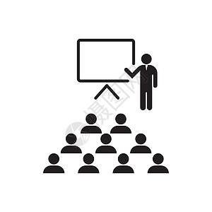 培训矢量图标设计它制作图案老师推介会讨论插图商业研讨会会议人士训练行政图片