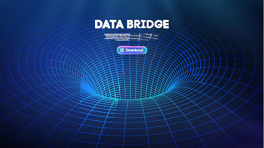 数据桥矢量图 交通大数据与数据可视化 通信网络数字技术背景活力电脑旅行硬件虫洞转型速度制造业科学上网背景图片