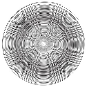 同心环圆圈图案抽象单色漩涡 vecto同心艺术涡流排放轨道散热插图黑色旋转螺旋图片