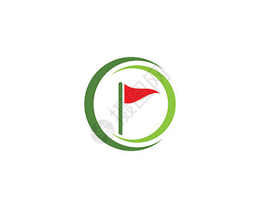 高尔夫标志模板场地球童吉祥物标识俱乐部竞赛数字绿色高尔夫球比赛图片