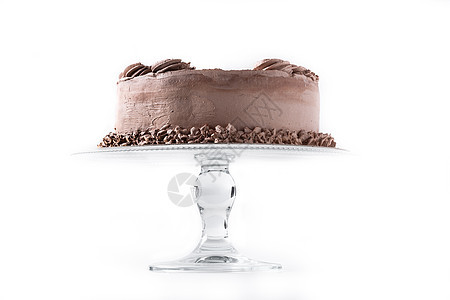 巧克力松露蛋糕食物装饰蛋糕盒子食谱馅饼奶油核桃小吃巧克力图片