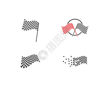 种族标志标志 vecto海浪速度汽车竞赛越野运动赛车锦标赛发动机卡丁车图片