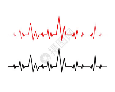 脉冲线图 vecto频率心脏病学监视器痕迹健康药品病人压力医院生活图片