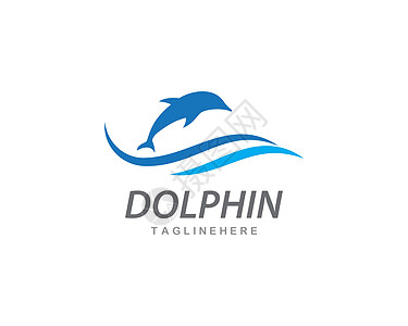 海豚标志图标 vecto游泳海滩乐趣海洋野生动物旅行酒店海浪潜水生活图片