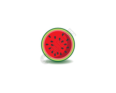 西瓜图标甜点卡通片网络水果标识果汁食物饮食插图图片