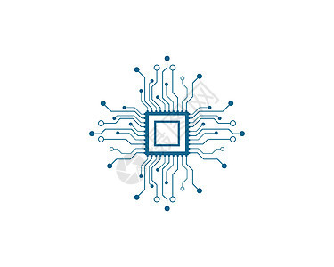 电路技术标志 vecto电脑互联网标识插图灯泡工程金属创造力电子产品芯片图片